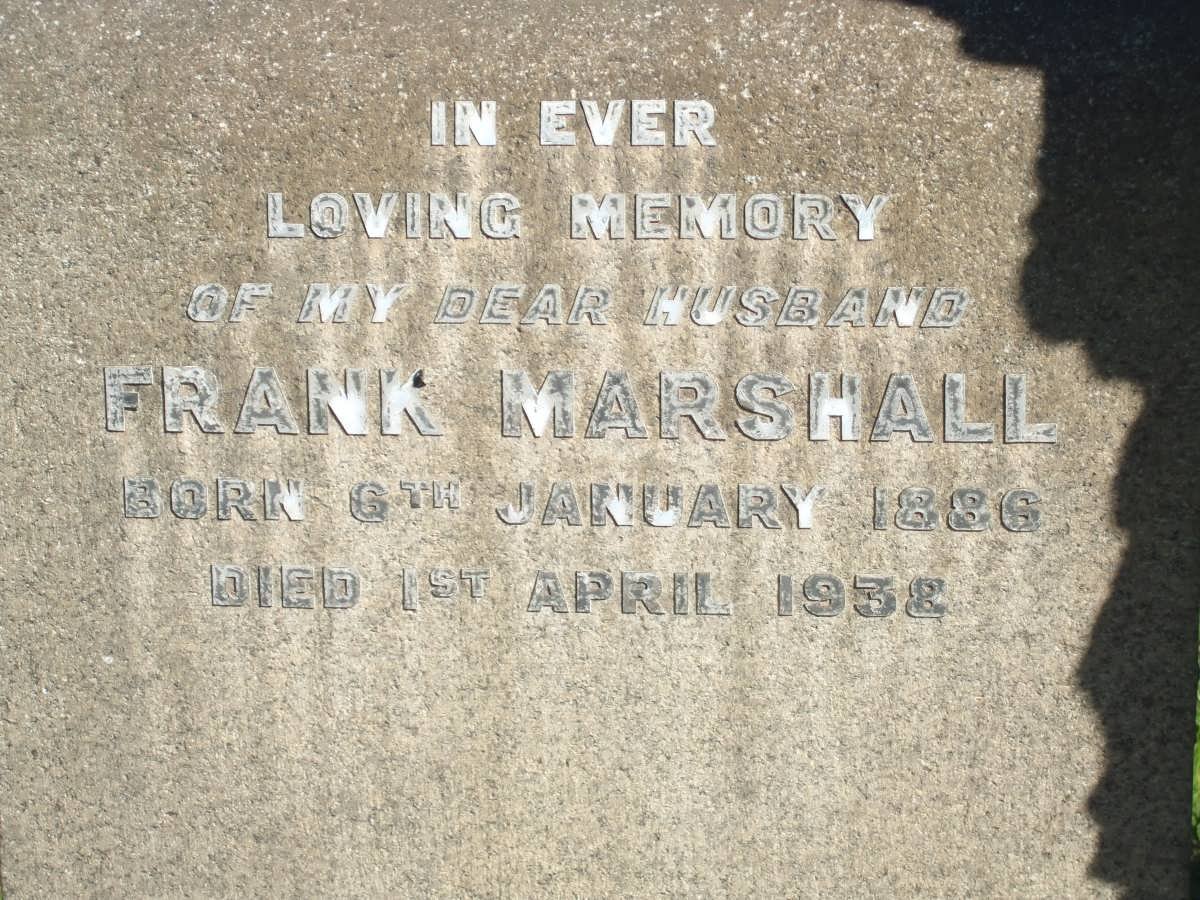 MARSHALL Frank 1886-1938