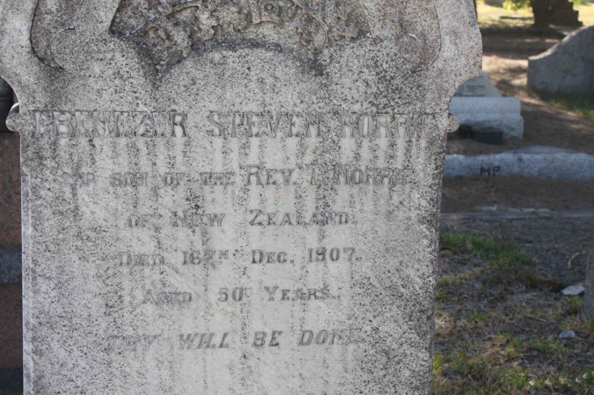 NORRIE Ebenezer Steven -1907