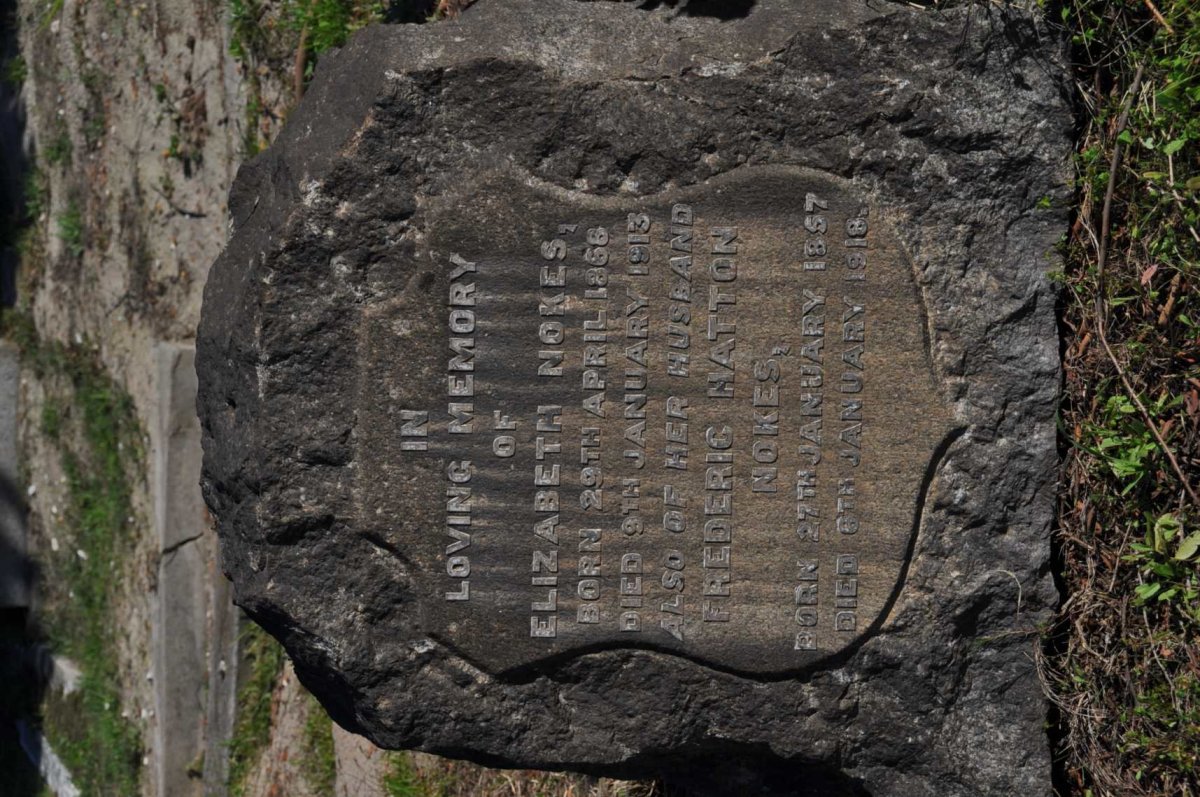 NOKES Frederic Hatton 1857-1918 &amp; Elizabeth 1868-1913