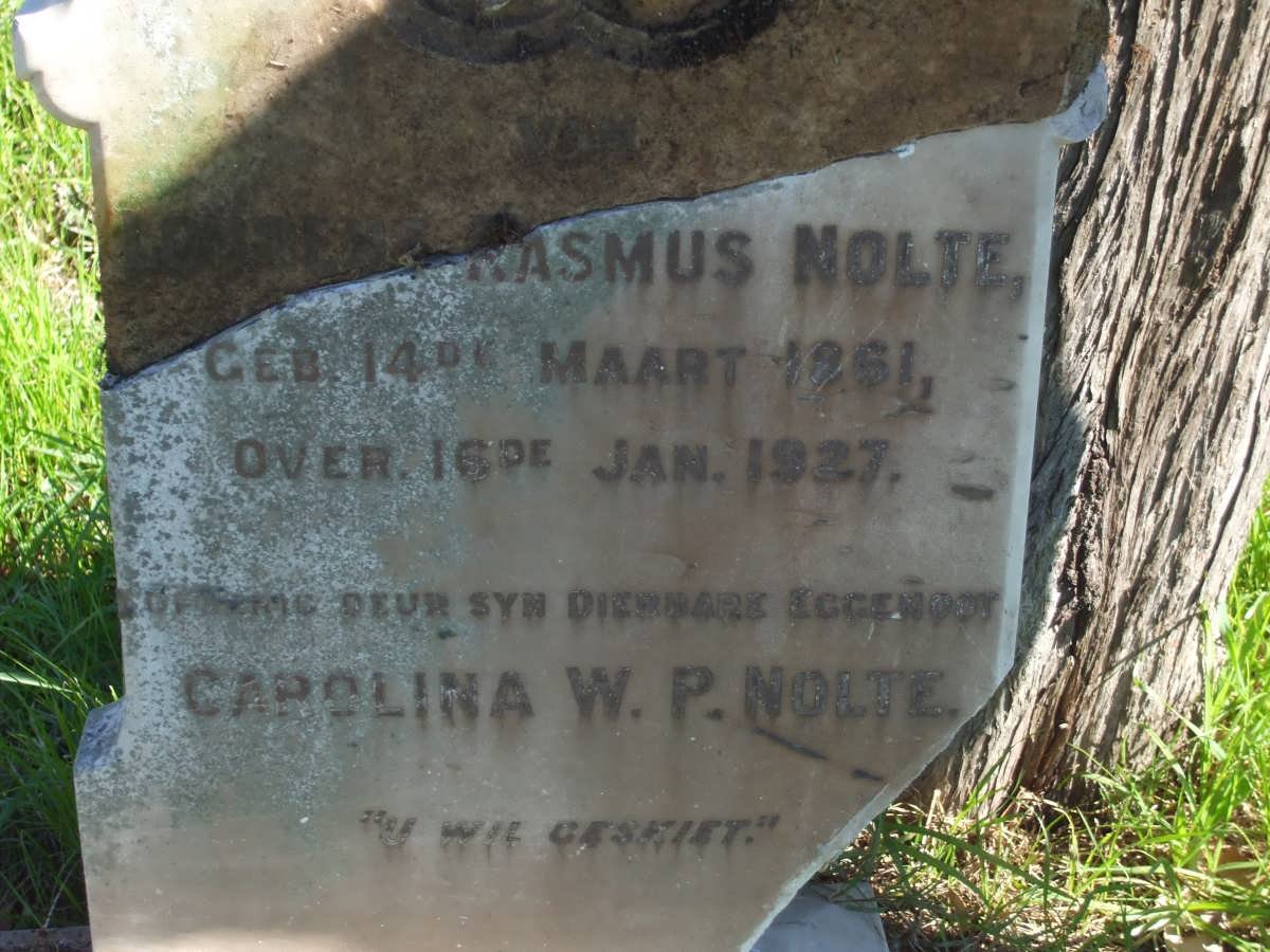 NOLTE ? Rasmus 1861-1921