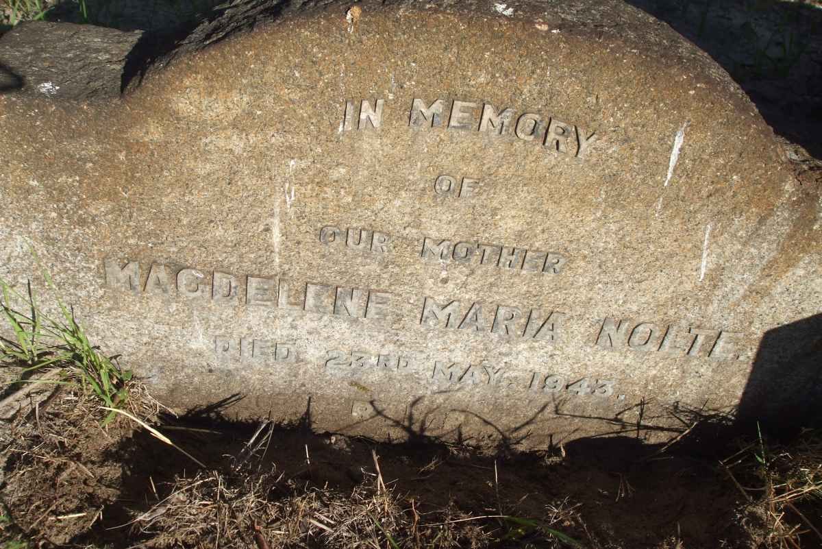 NOLTE Magdelene Maria -1943