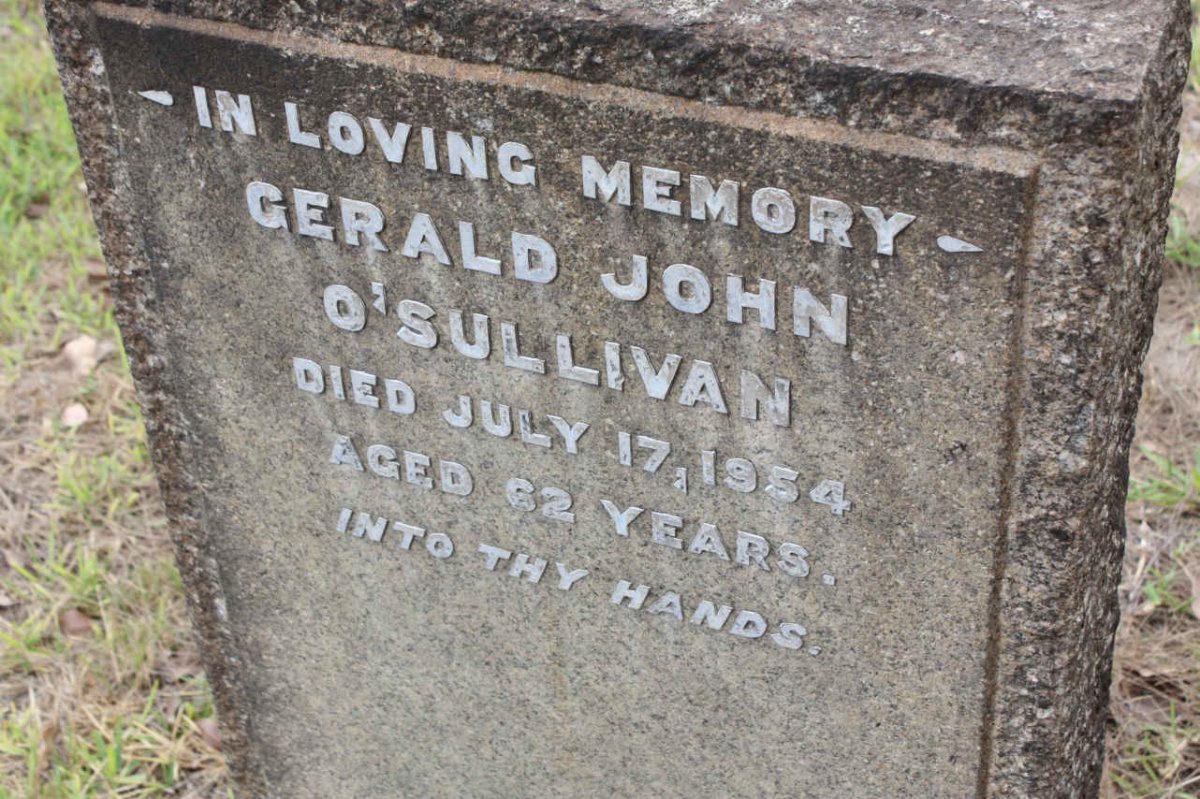 O’SULLIVAN Gerald John -1954
