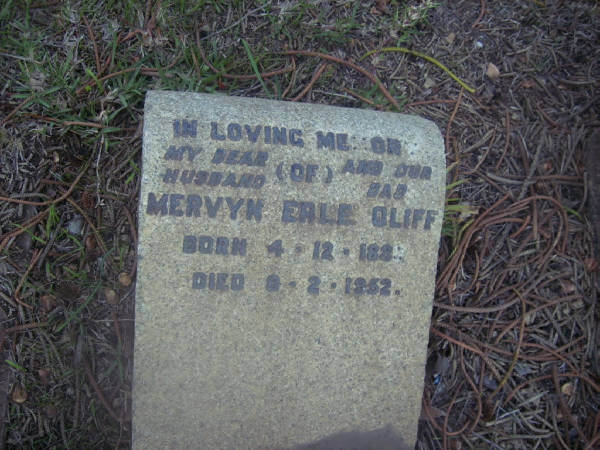 OLIFF Mervyn Eale 1888-1952