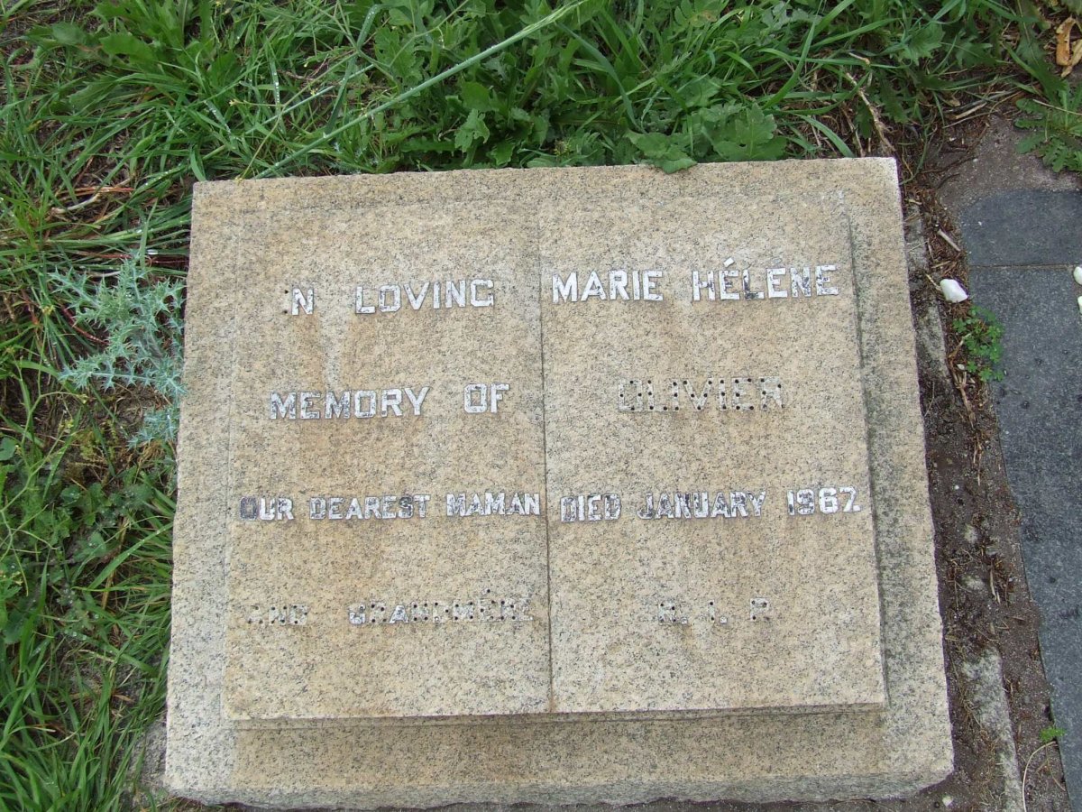 OLIVIER Marie Heléne -1967