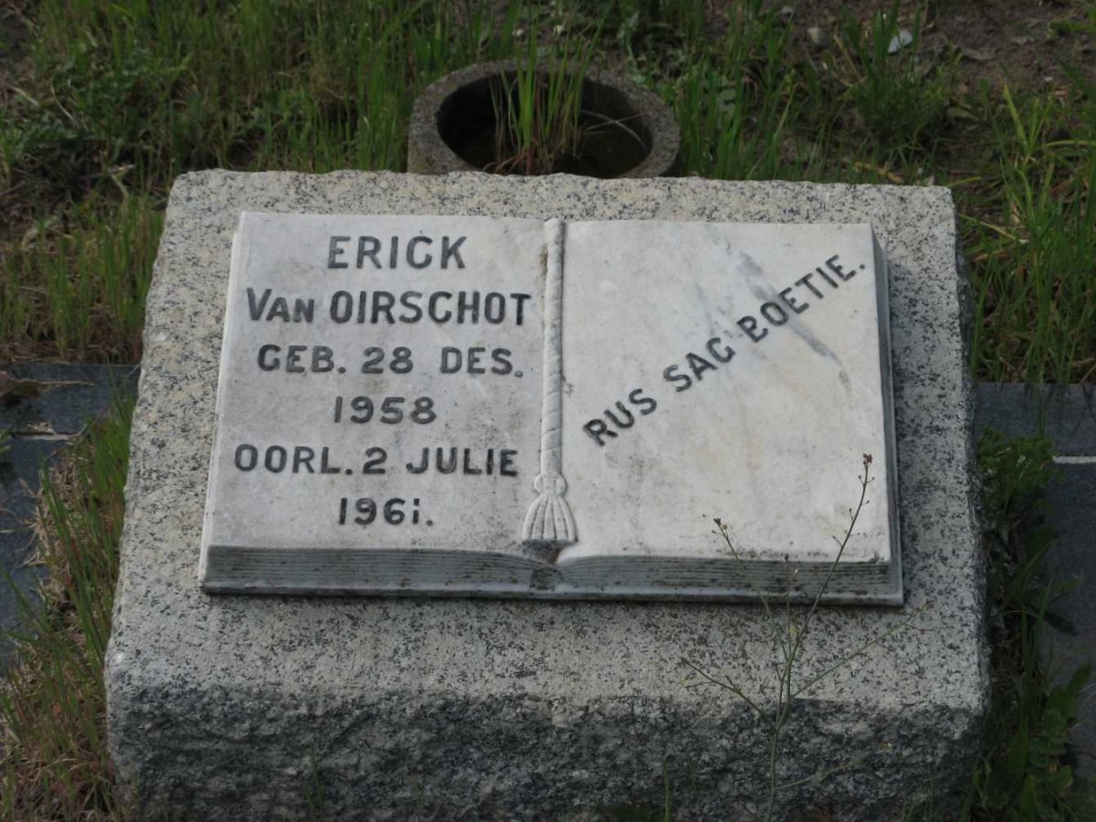 OIRSCHOT Erick, van 1958-1961