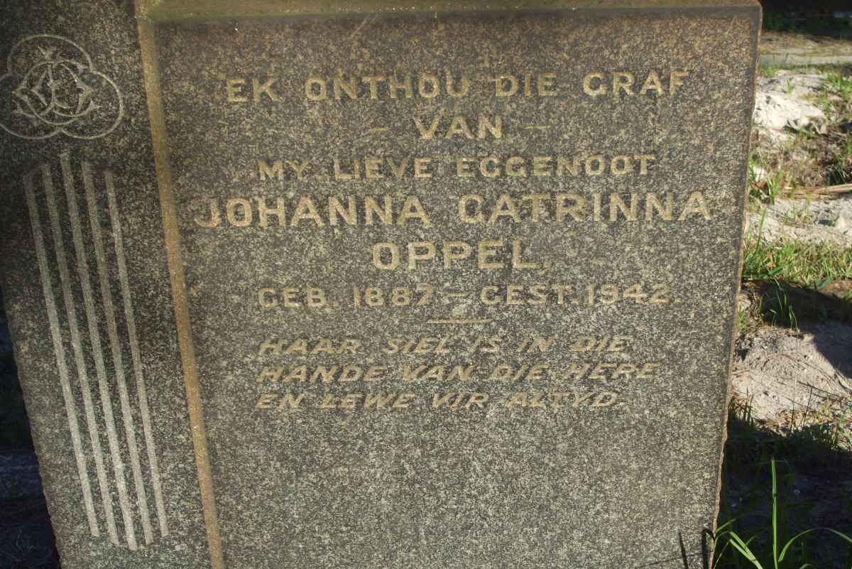 OPPEL Johanna Catrinna 1887-1942
