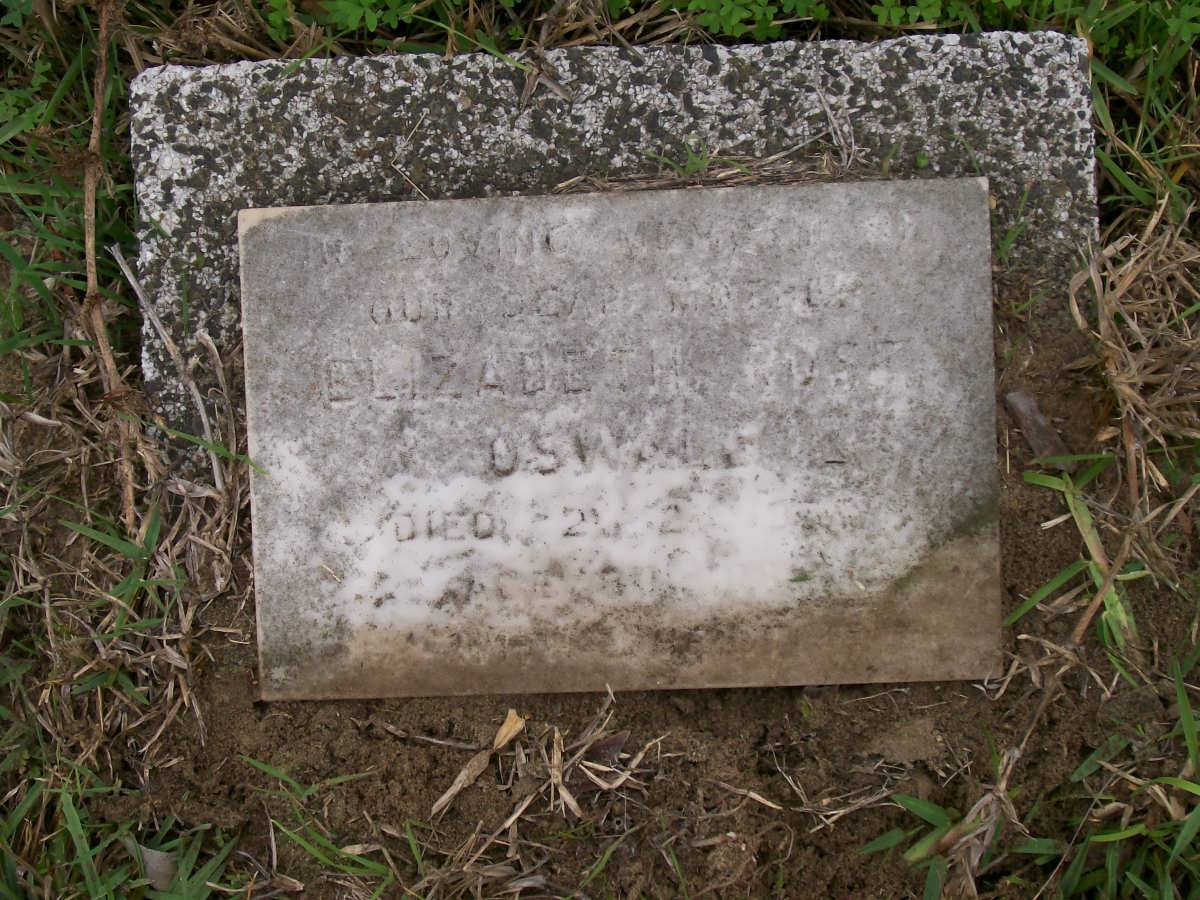 OSWALD Elizabeth  Rose -??