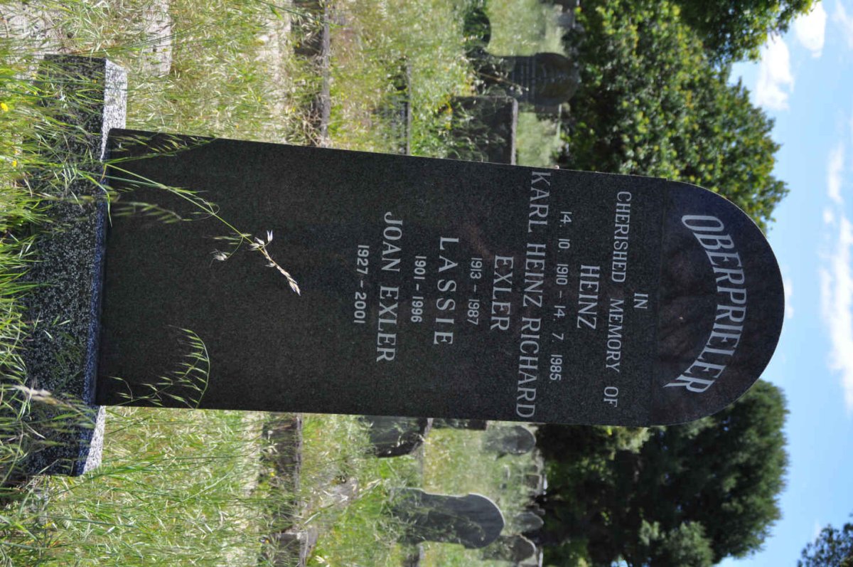 OBERPRIELER Lassie 1901-1996 :: OBERPRIELER Heinz 1910-1985