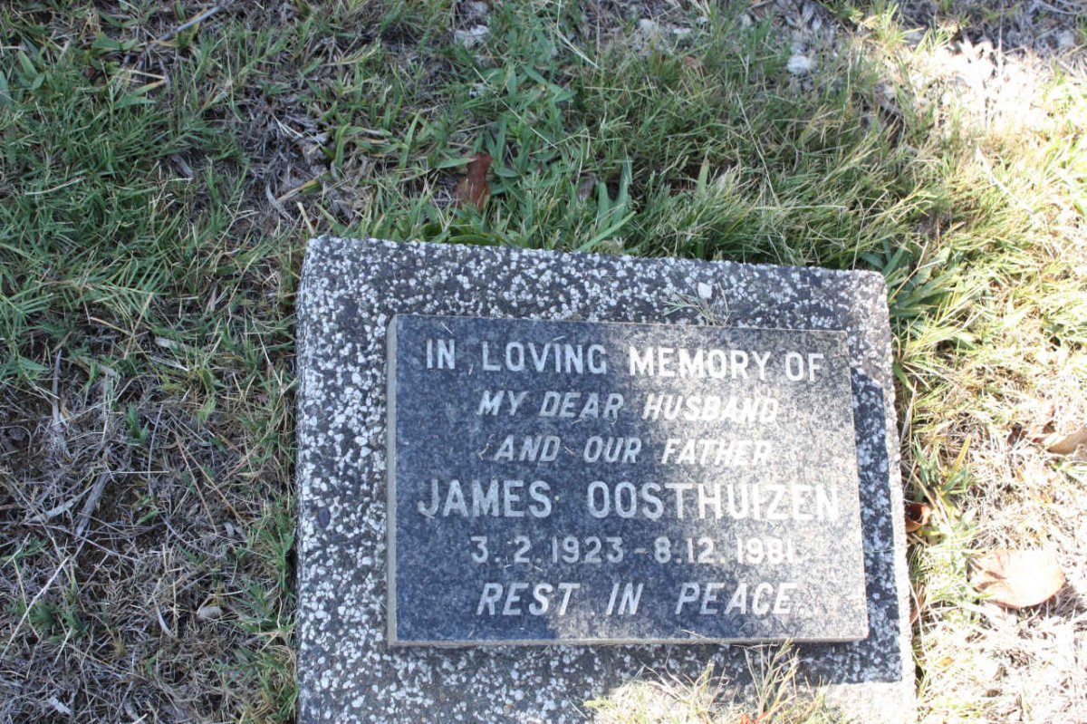 OOSTHUIZEN James 1923-1981