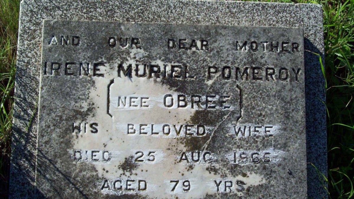 POMEROY Irene Murial nee O`BREE -1965