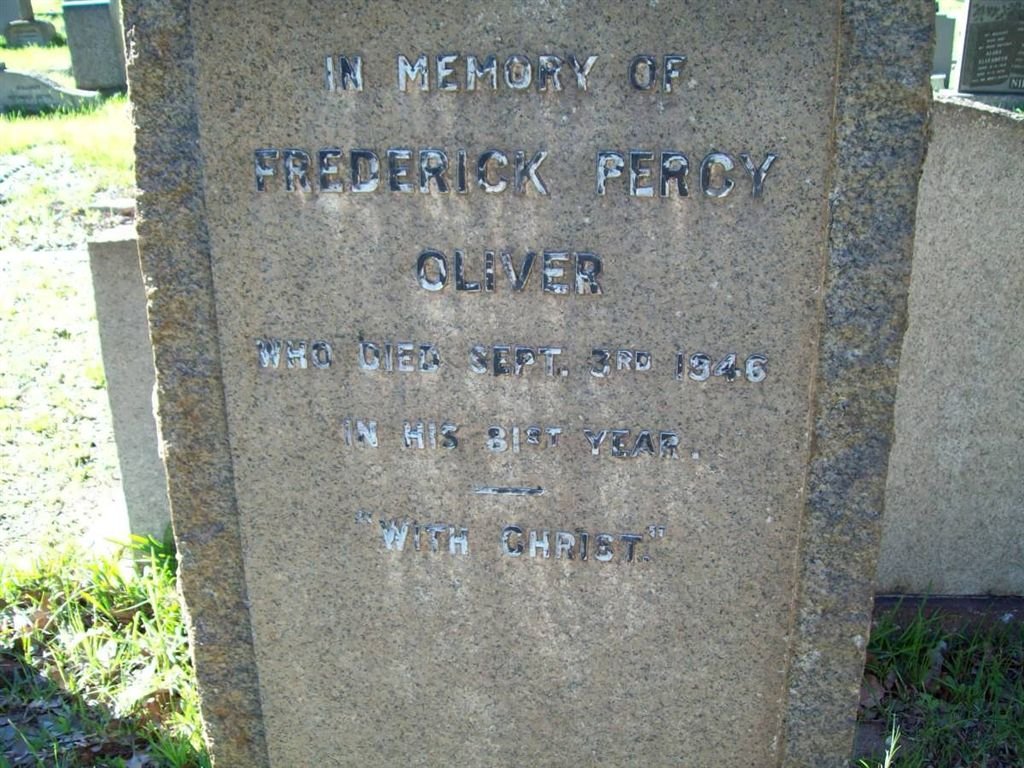 OLIVER Frederick Percy -1946