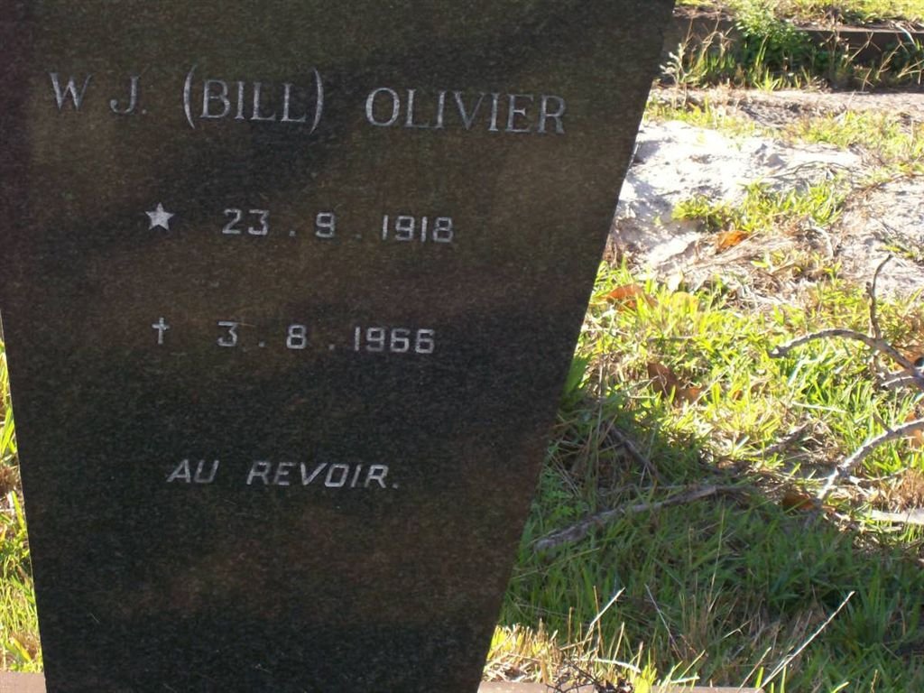 OLIVIER W.J. 1918-1966