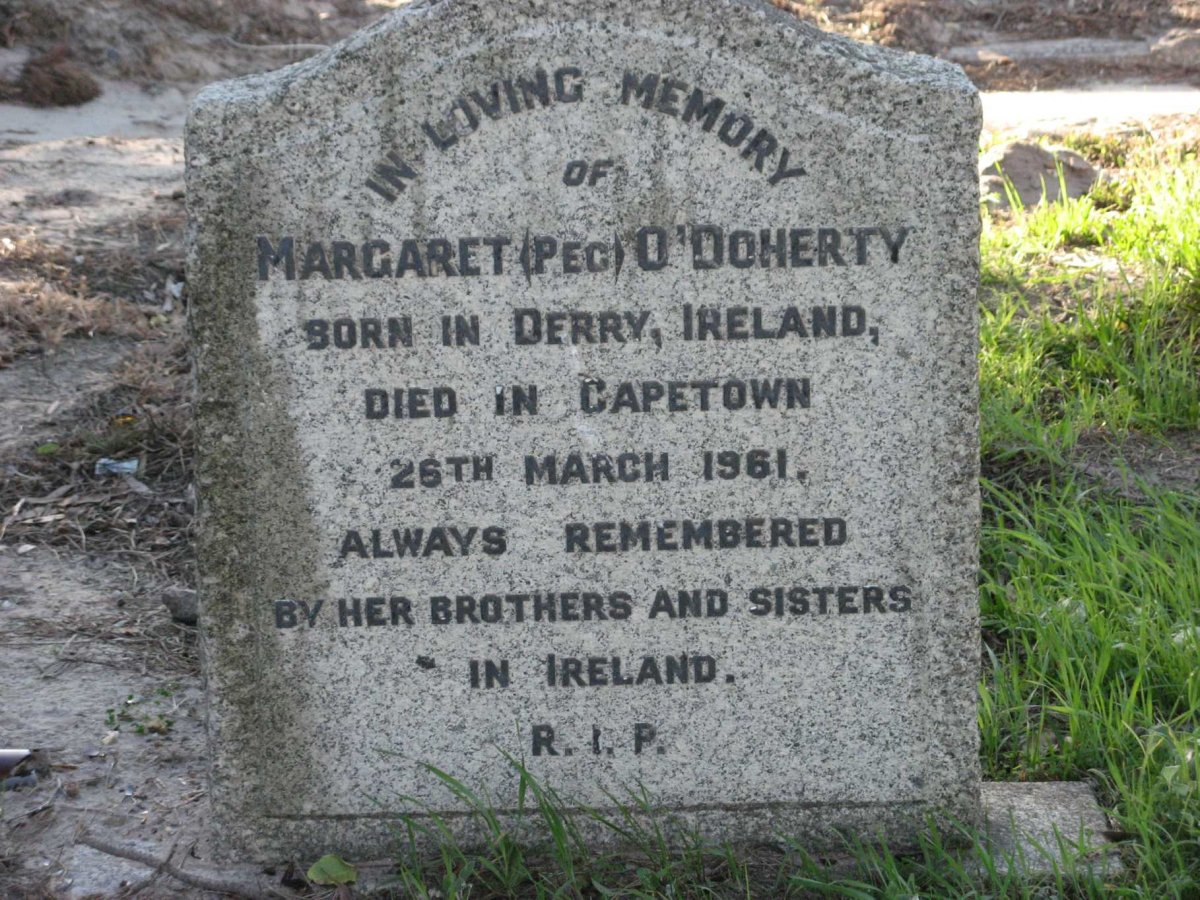 O'DOHERTY Margaret -1961