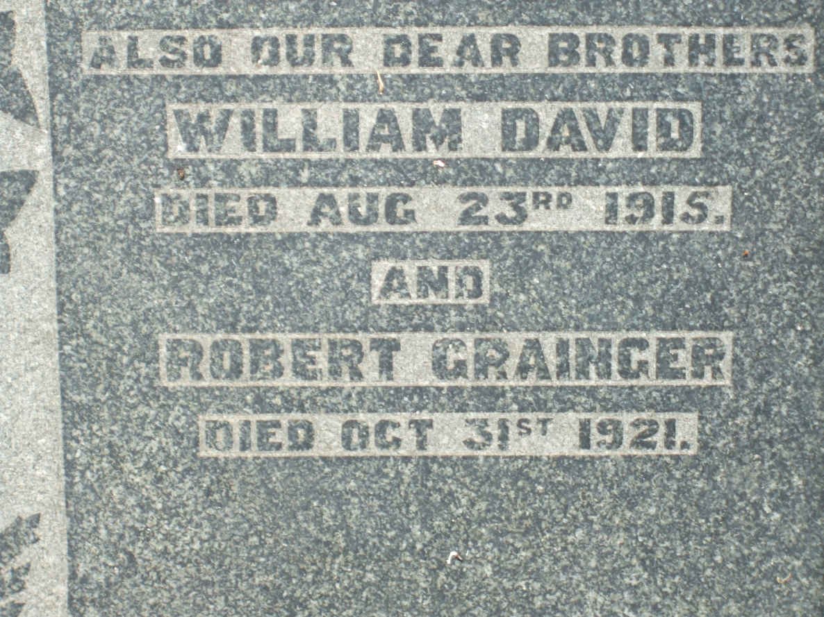 OLIVER Robert Grainger -1921