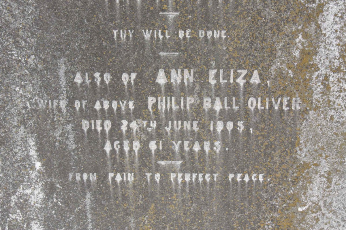 OLIVER Ann Eliza -1905