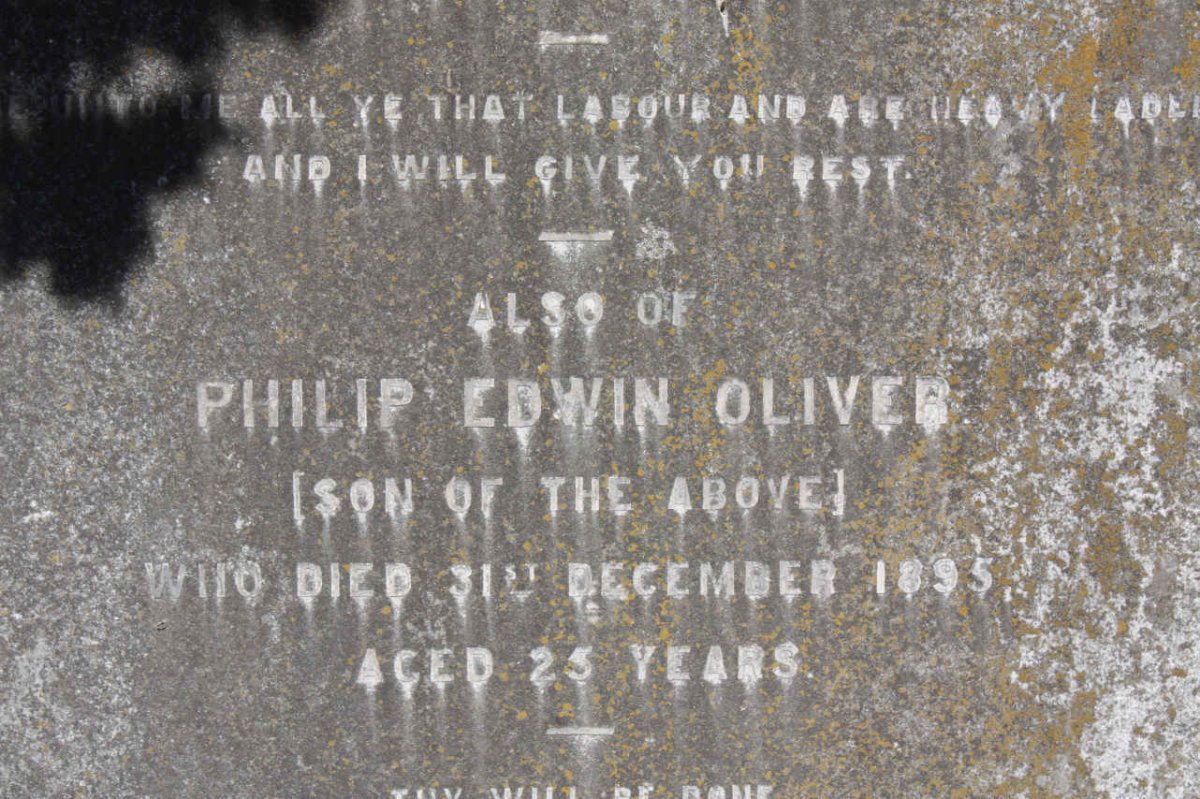 OLIVER Philip Edwin -1895
