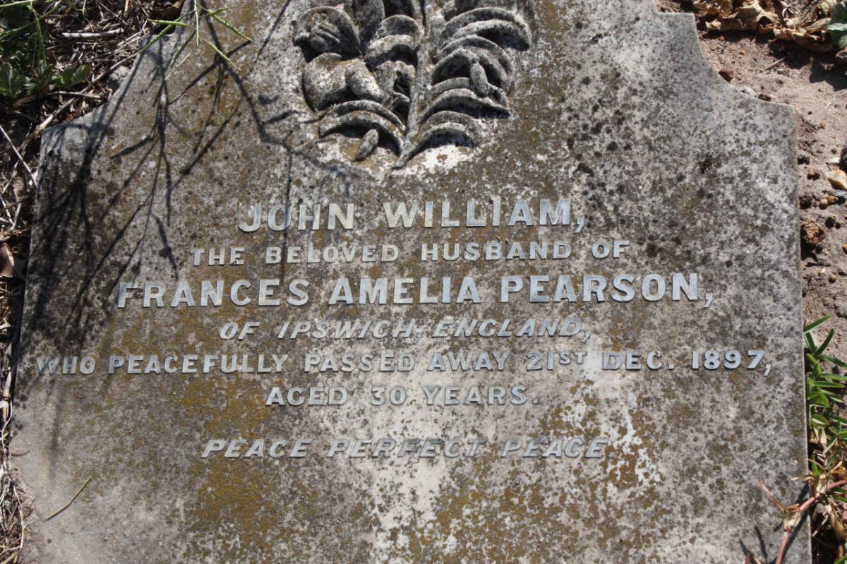 PEARSON John William -1897
