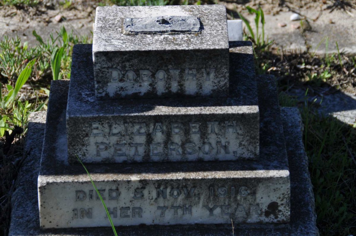 PETERSON Dorothy Elizabeth -1916