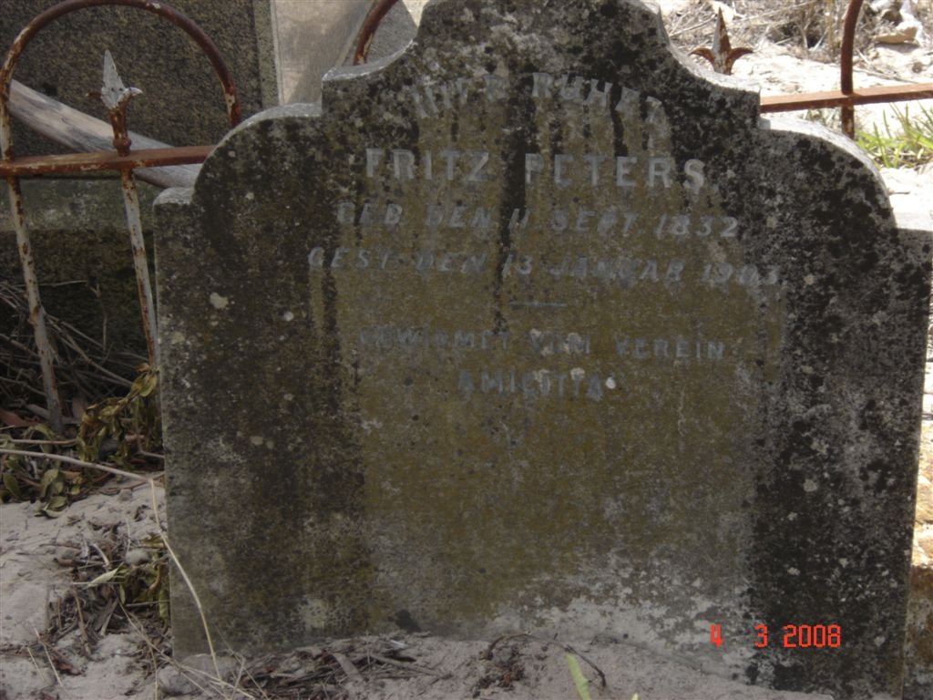 PETERS Fritz 1832-1903