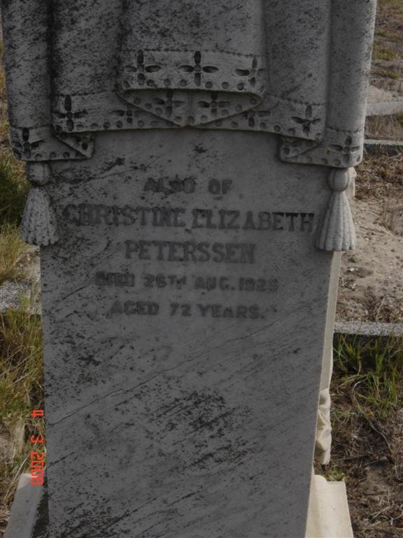 PETERSSEN Christine Elizabeth -1925