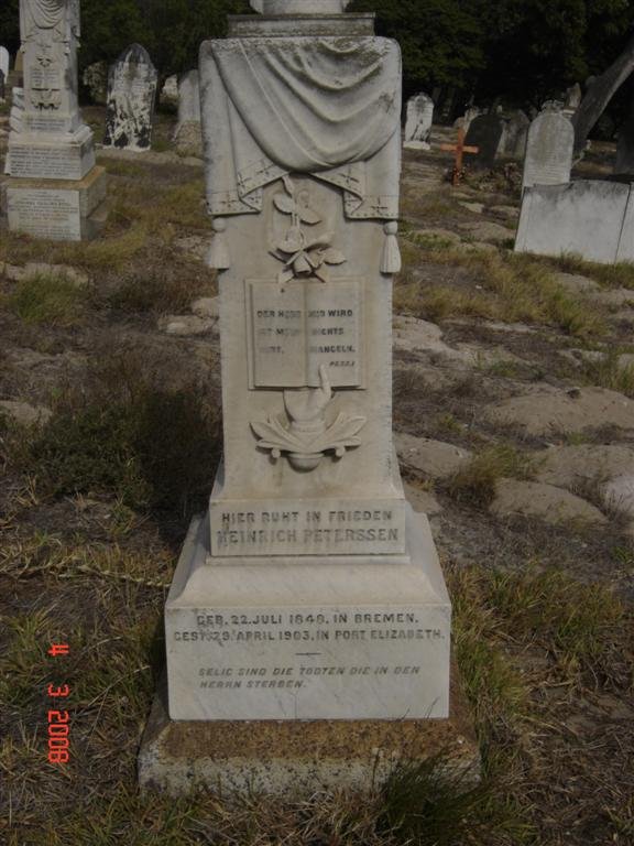 PETERSSEN Heinrich 1848-1903