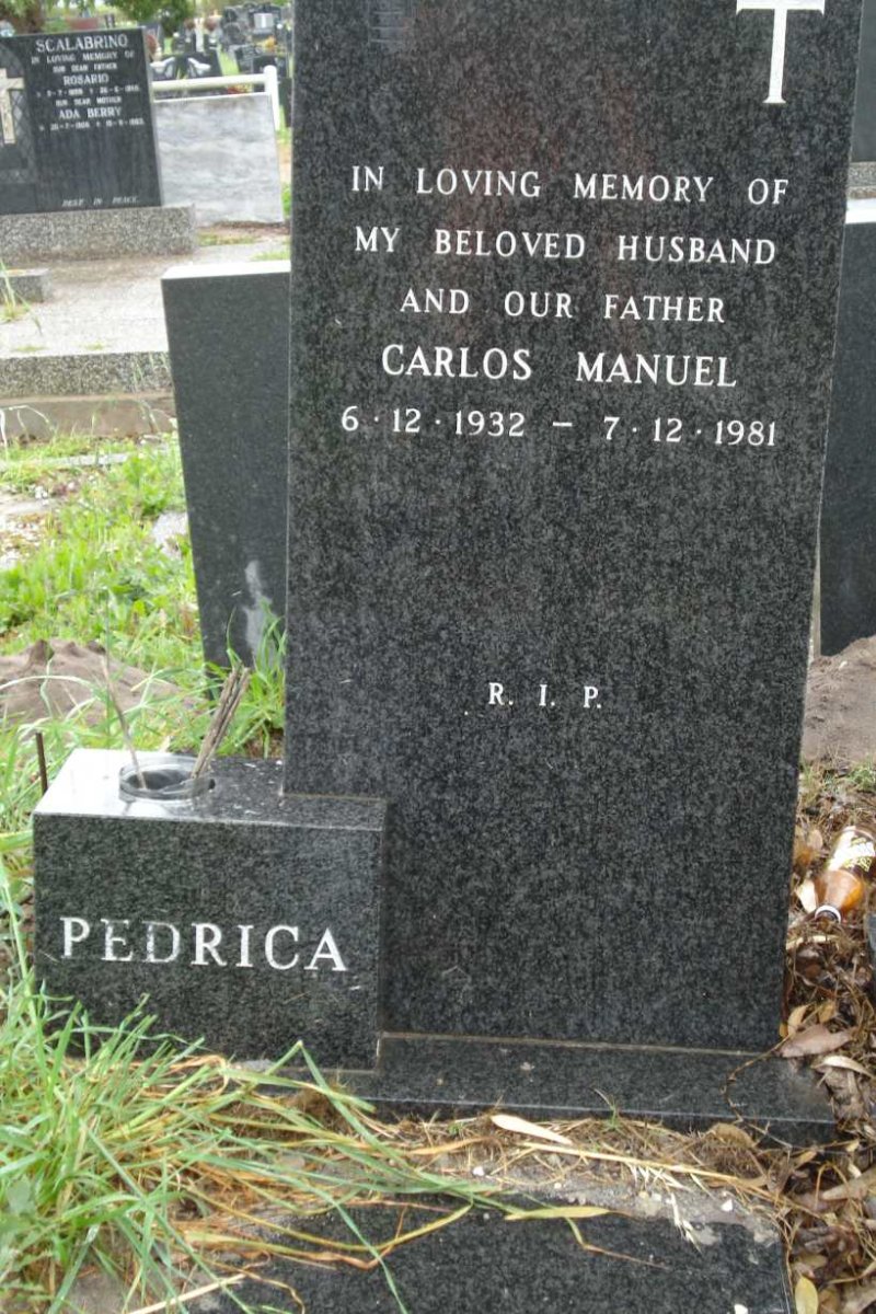 PEDRICA Carlos Manuel 1932-1981