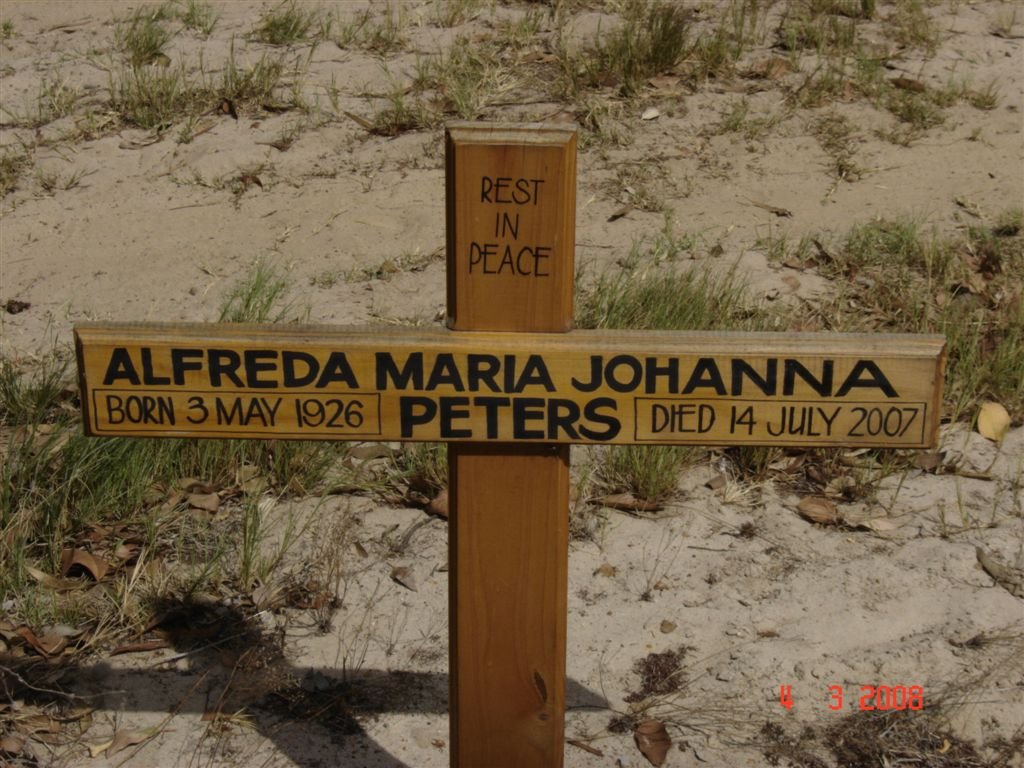 PETERS Alfreda Maria Johanna 1926-2007
