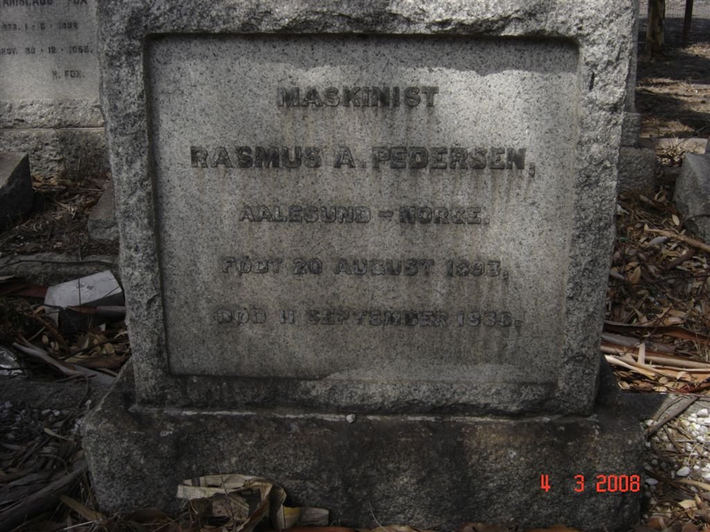 PEDERSEN Rasmus A. 18?3-193?