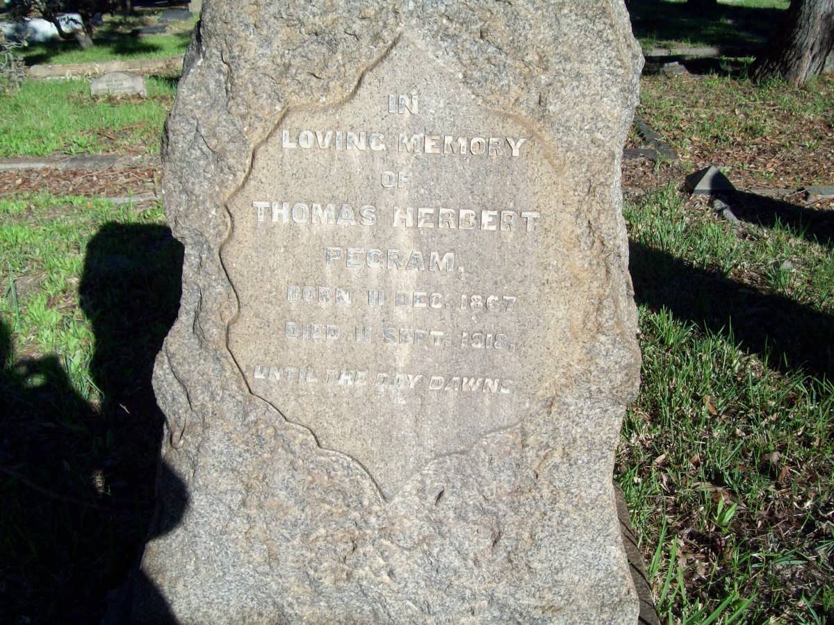 PEGRAM Thomas Herbert 1867-1918