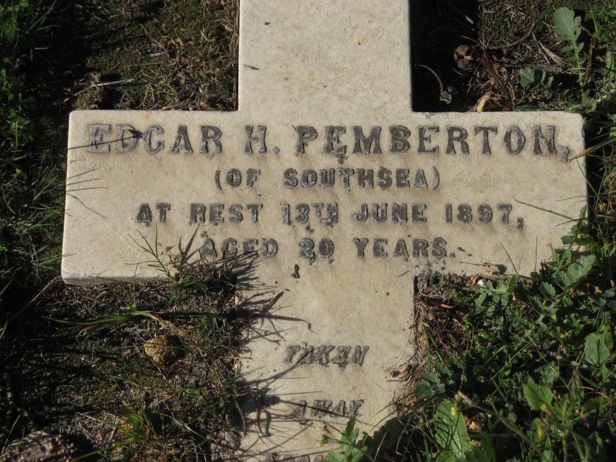 PEMBERTON Edgar H. -1897