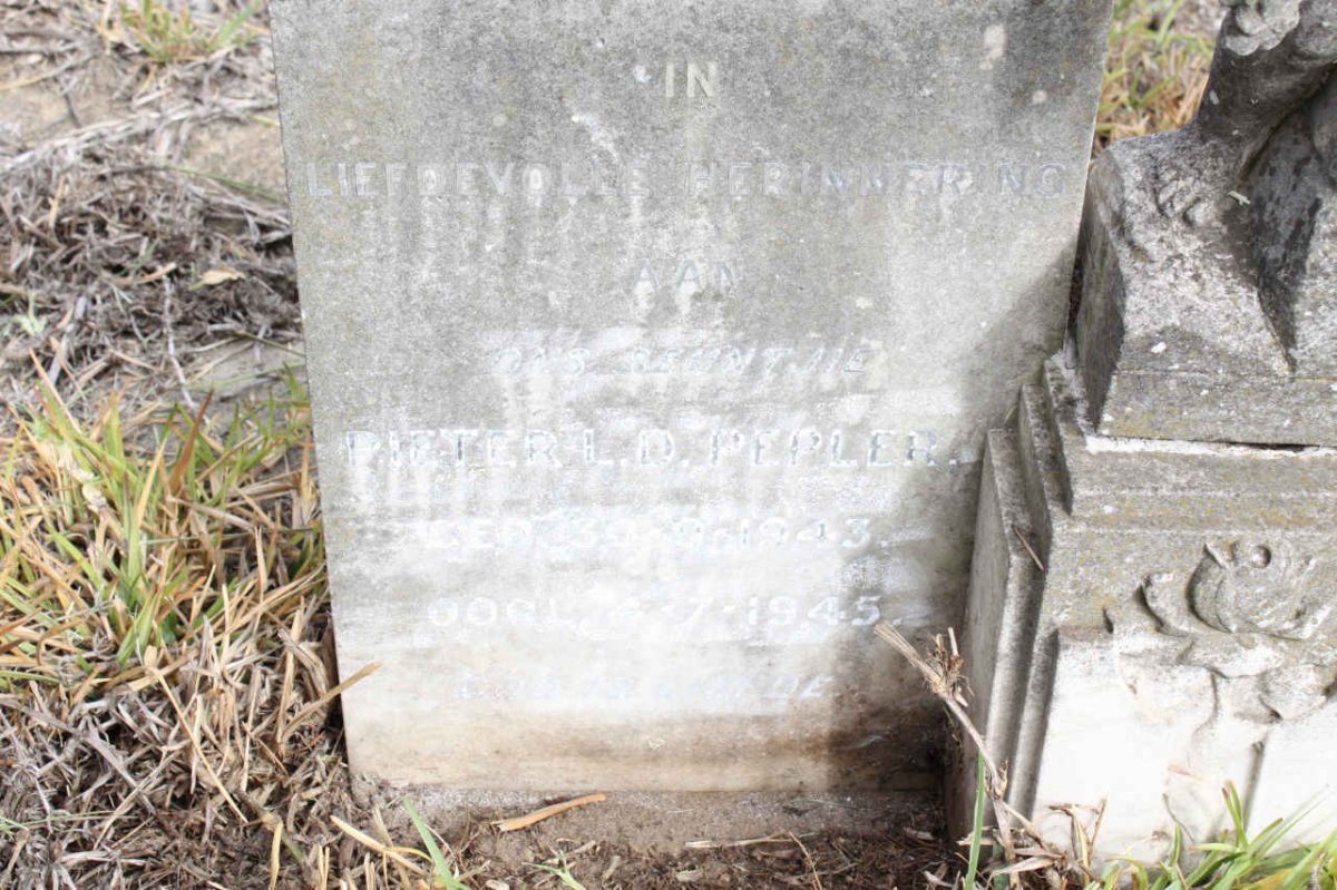 PEPLER Pieter L.D. 1943-1945