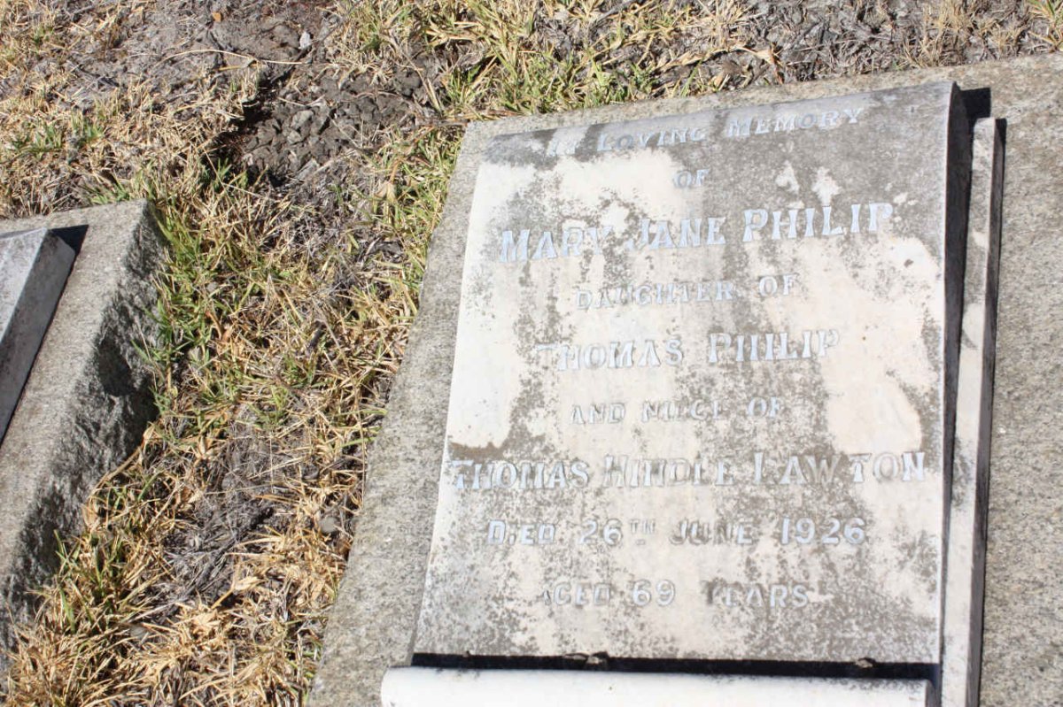 PHILIP Mary Jane -1926 :: LAWTON Thomas Hindle  -1926