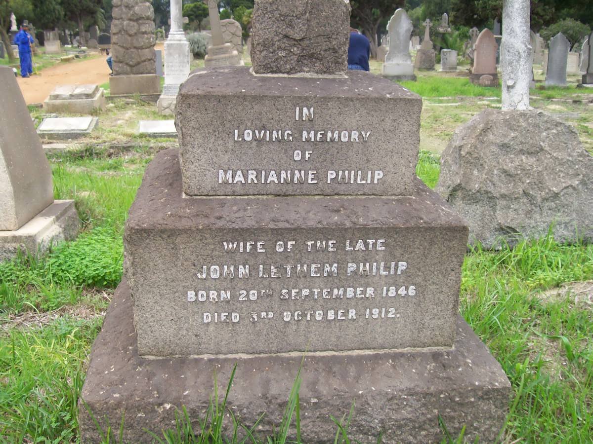 PHILIP Marianne 1846-1912