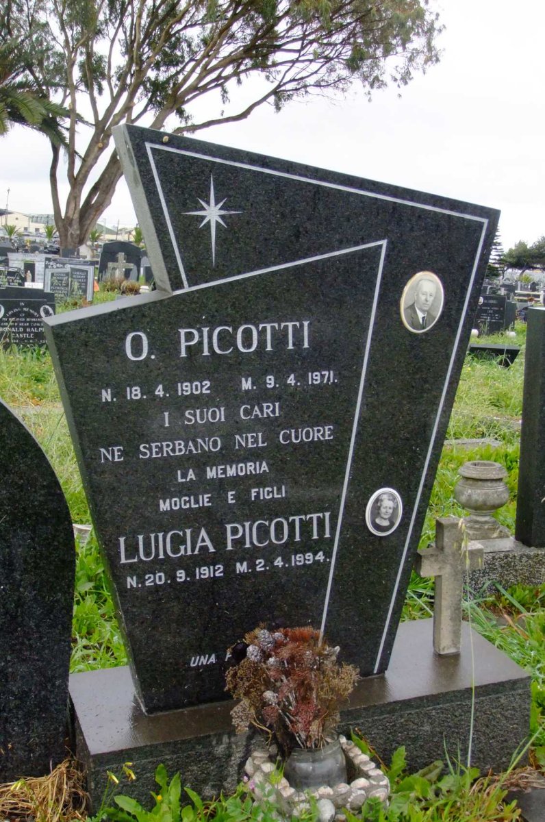 PICOTTI O. 1902-1971 &amp; Luigia 1912-1994