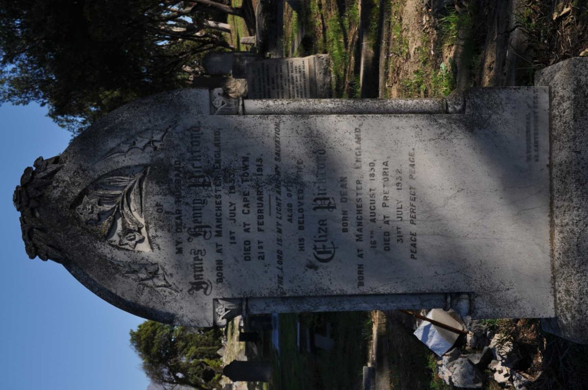 PICKFORD James Henry 1853-1913 &amp; Eliza DEAN 1850-1932