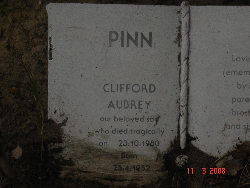 PINN Clifford Aubrey 1952-1980