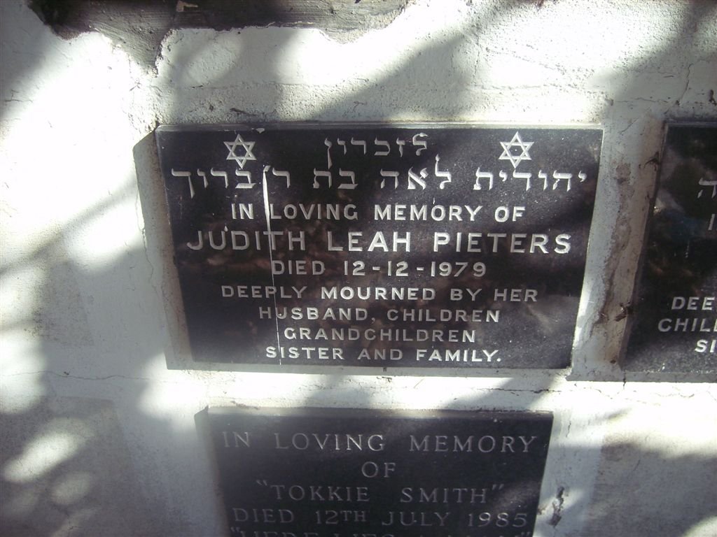 PIETERS Judith Leah -1979