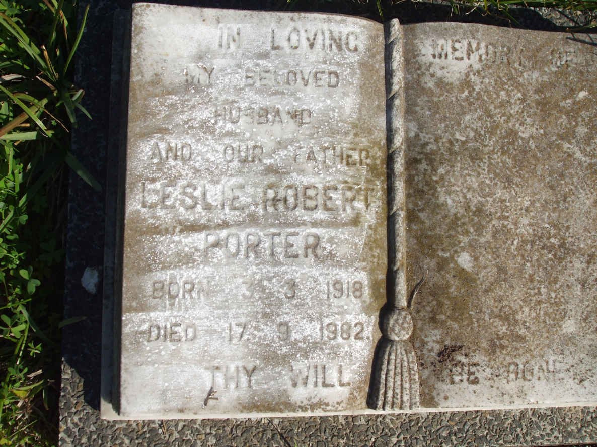 PORTER Leslie Robert 1918-1982