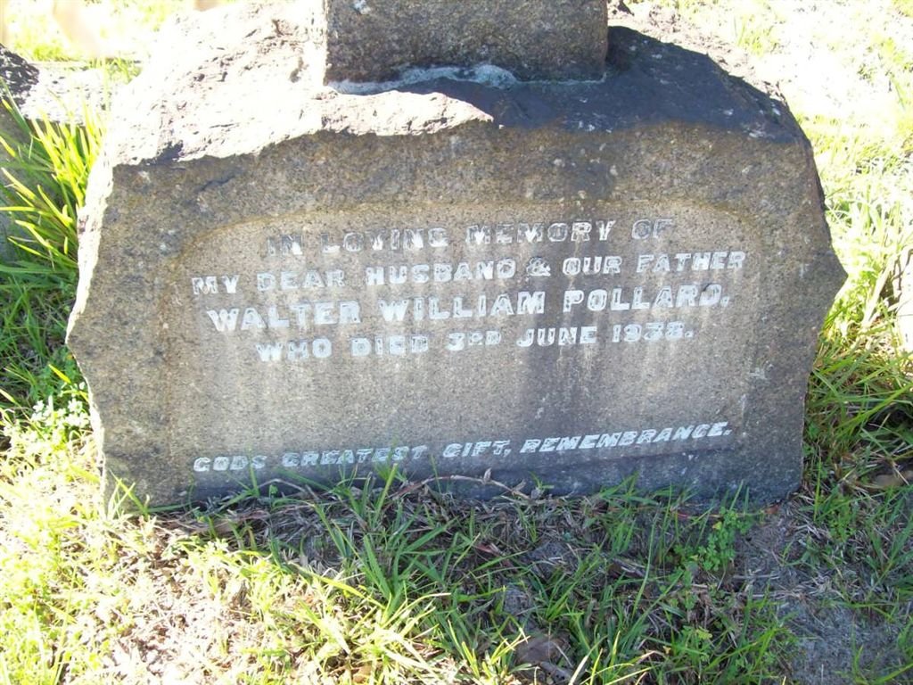 POLLARD Walter William -1935