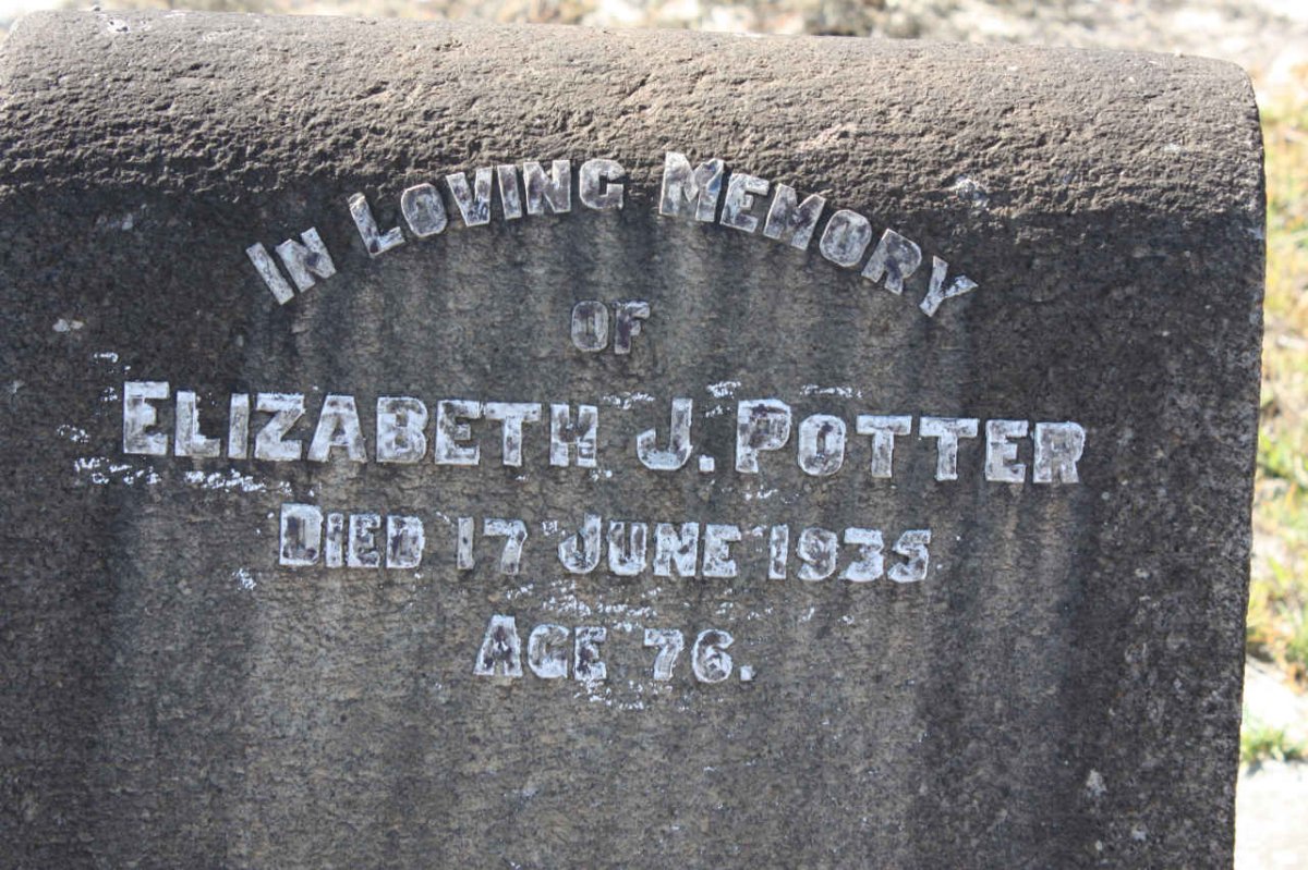 POTTER Elizabeth J. -1935