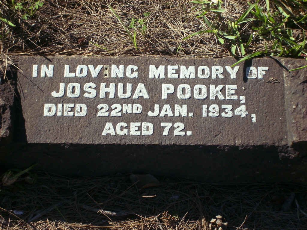 POOKE Joshua  -1934 