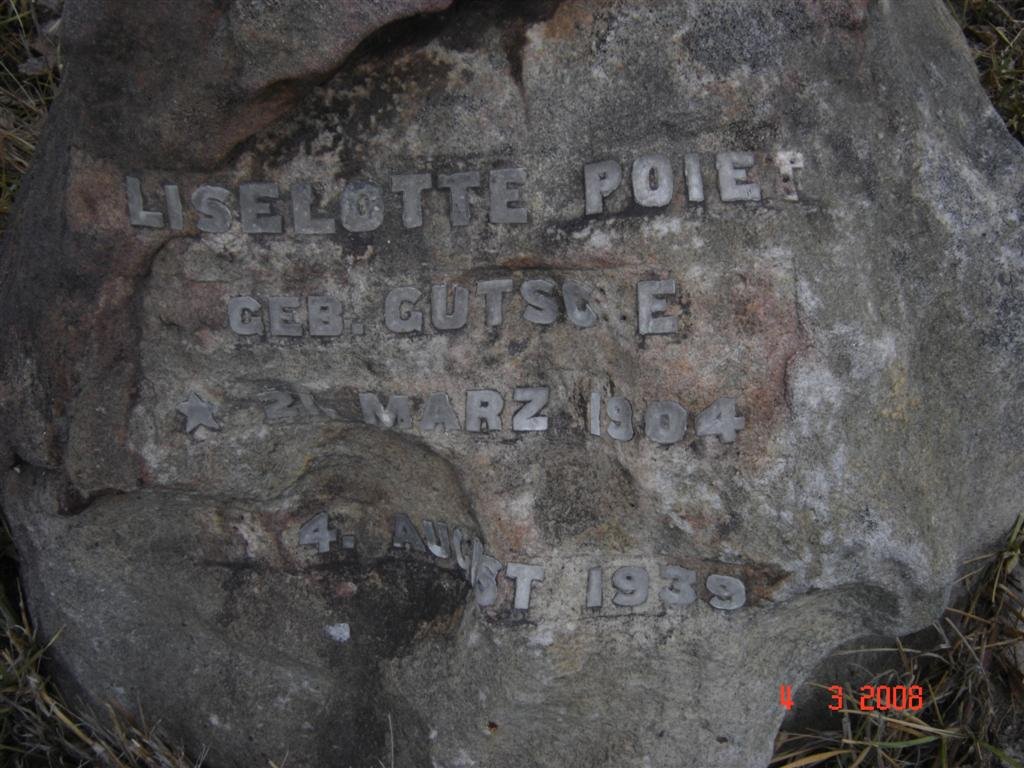 POIET Liselotte nee GUTSCHE 1904-1939