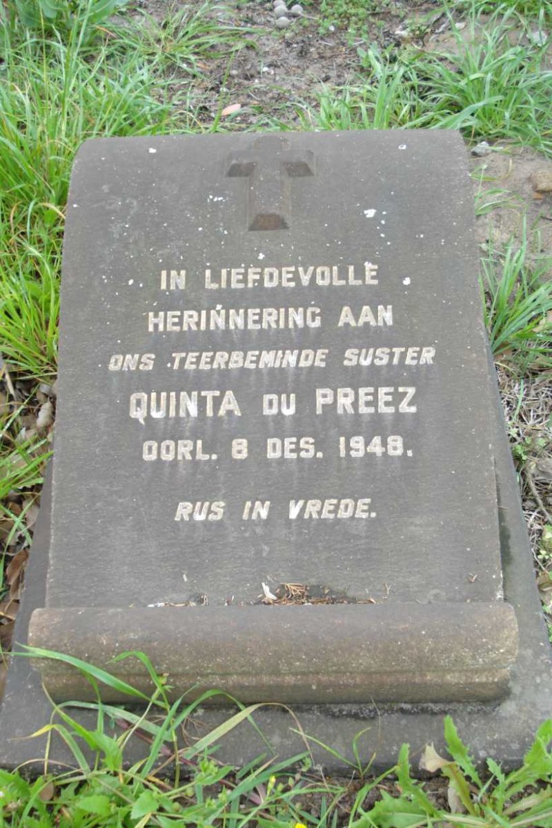 PREEZ Quinta, du -1948