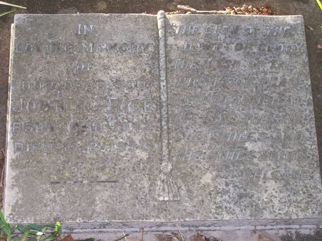 PRICE John R. 1942-1953