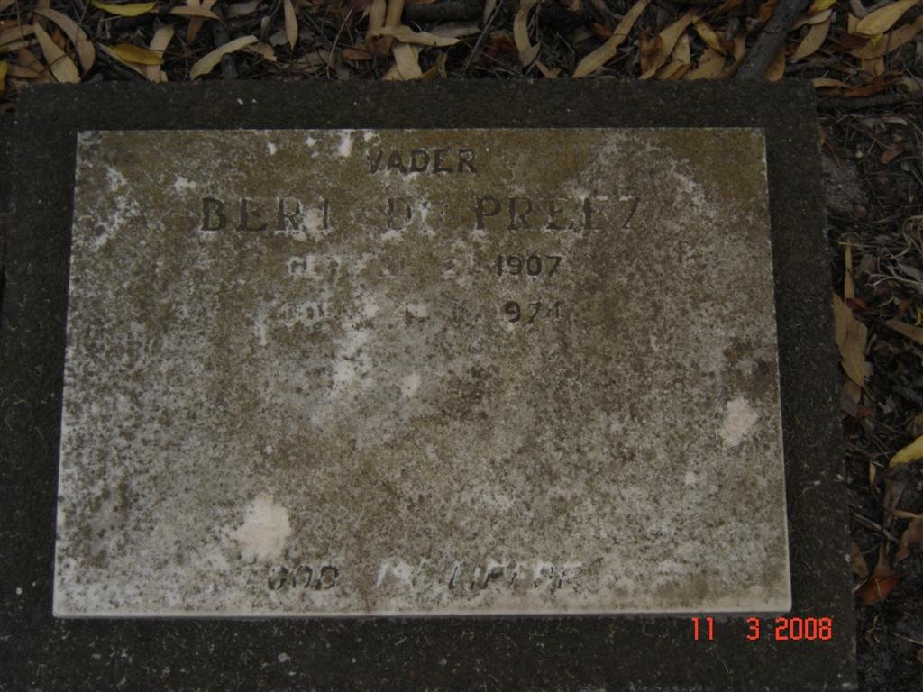 PREEZ Bert, du 1907-1974