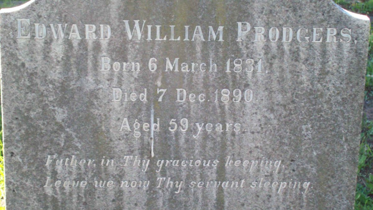 PRODGERS Edward William 1831-1890