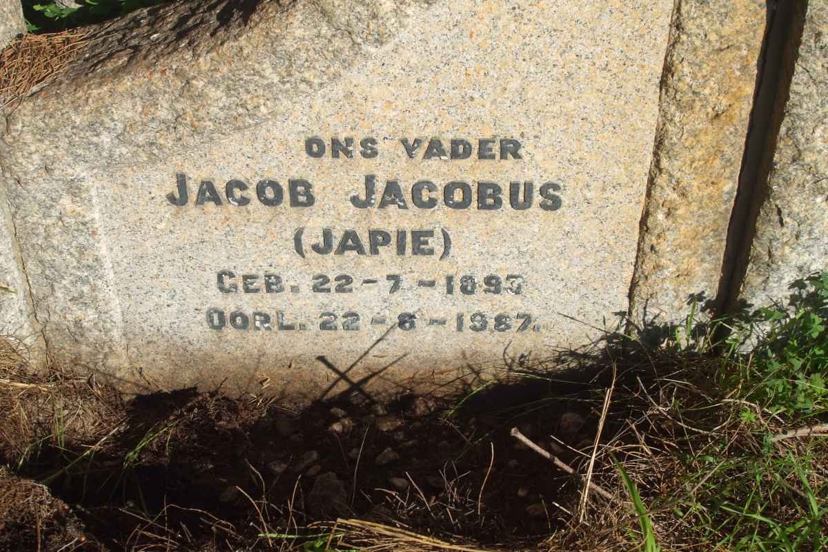 PREEZ Jacob Jacobus, du 1893-1967