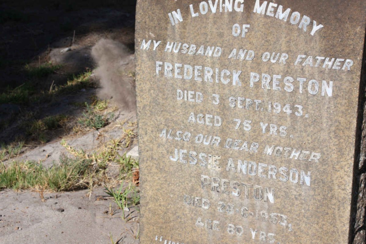 PRESTON Frederick -1943