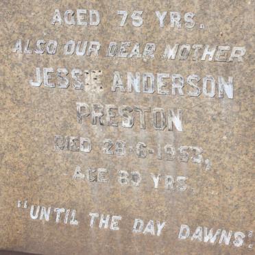 PRESTON Jessie Anderson -1953