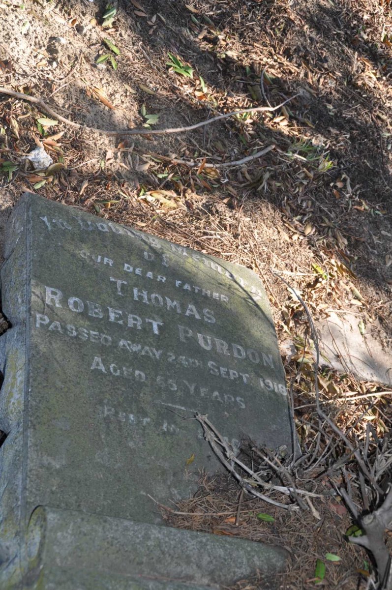 PURDON Thomas Robert -1918